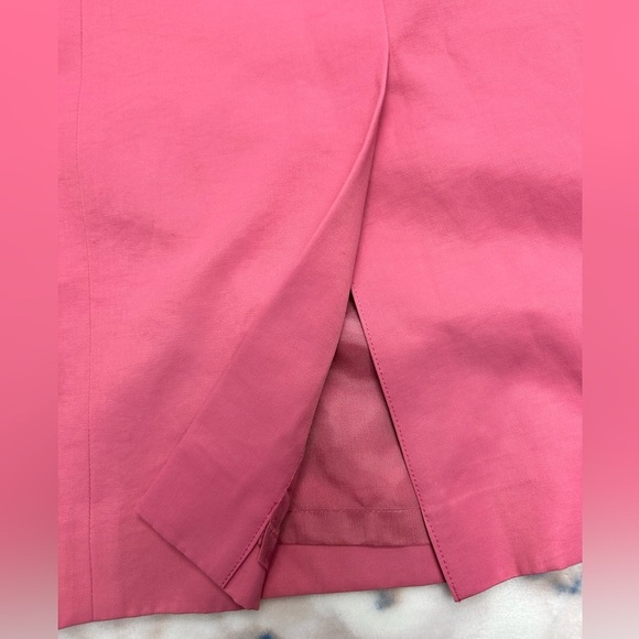 Vintage Doncaster strappy Pink Cotton Dress with Suede Buckle Tank Straps size 2 - Picture 7 of 7